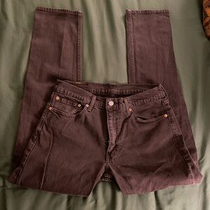 Levi's Men's Slim Straight Jeans - Dark Brown